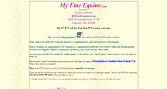 Desktop Screenshot of myfineequinecart.com